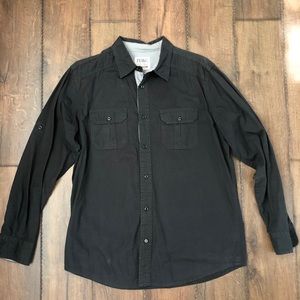 Gray Long Sleeve Button Down by PD&C